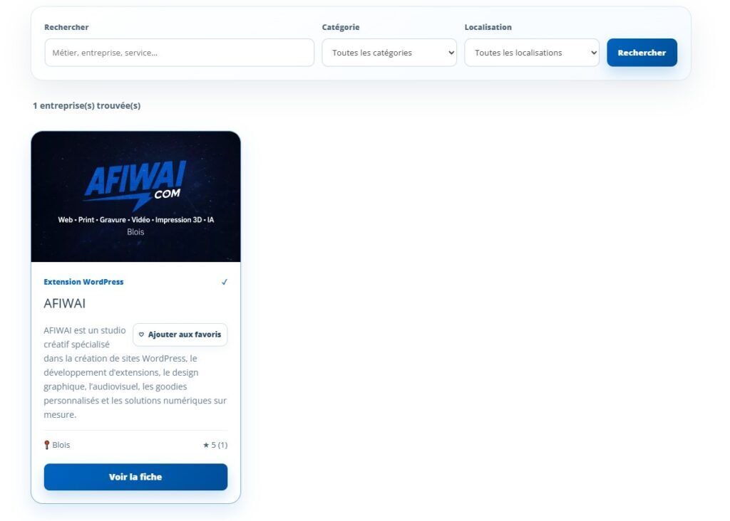 AFIWAI Business Directory Pro